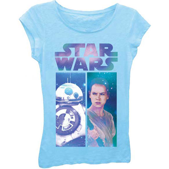 Star Wars BB-8 & Rey Childrens T-shirt