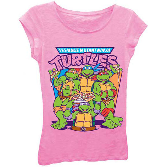 Teenage Mutant Ninja Turtles Group Shot Childrens T-shirt