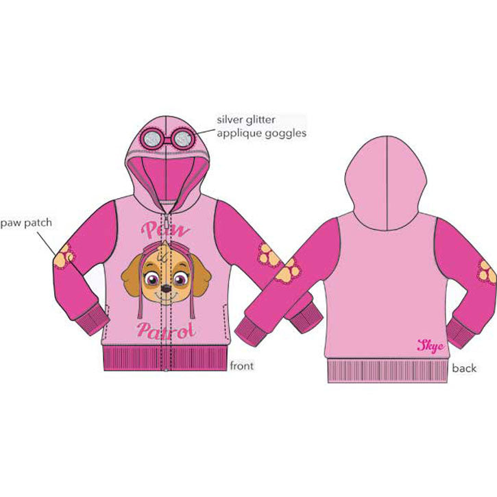Paw Patrol Skye Hooded Sweatshirt