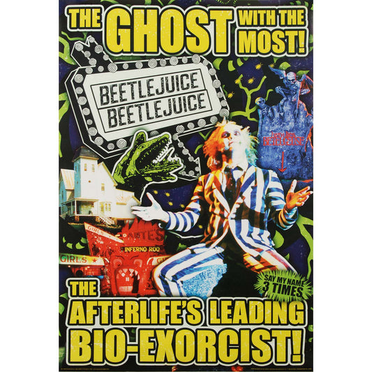 Beetlejuice Collage Domestic Poster