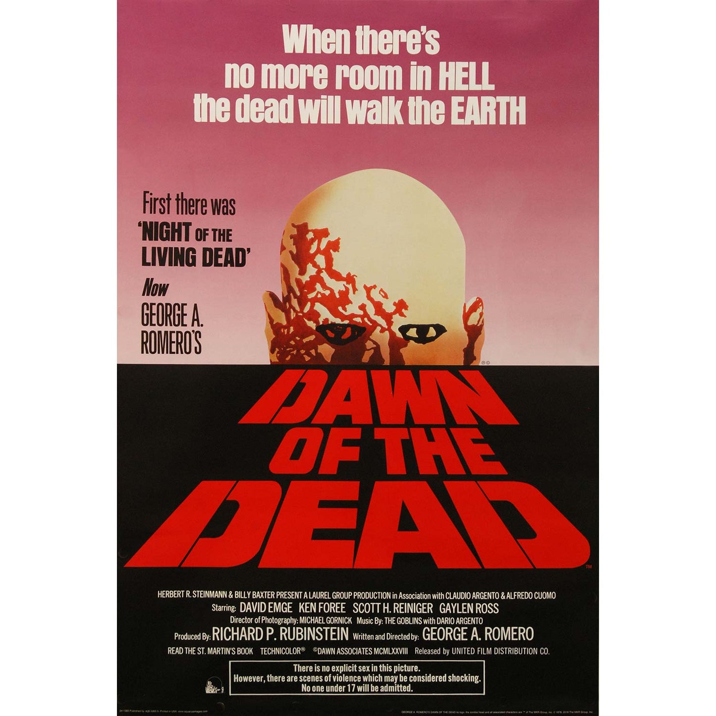 Dawn Of The Dead One Sheet Domestic Poster
