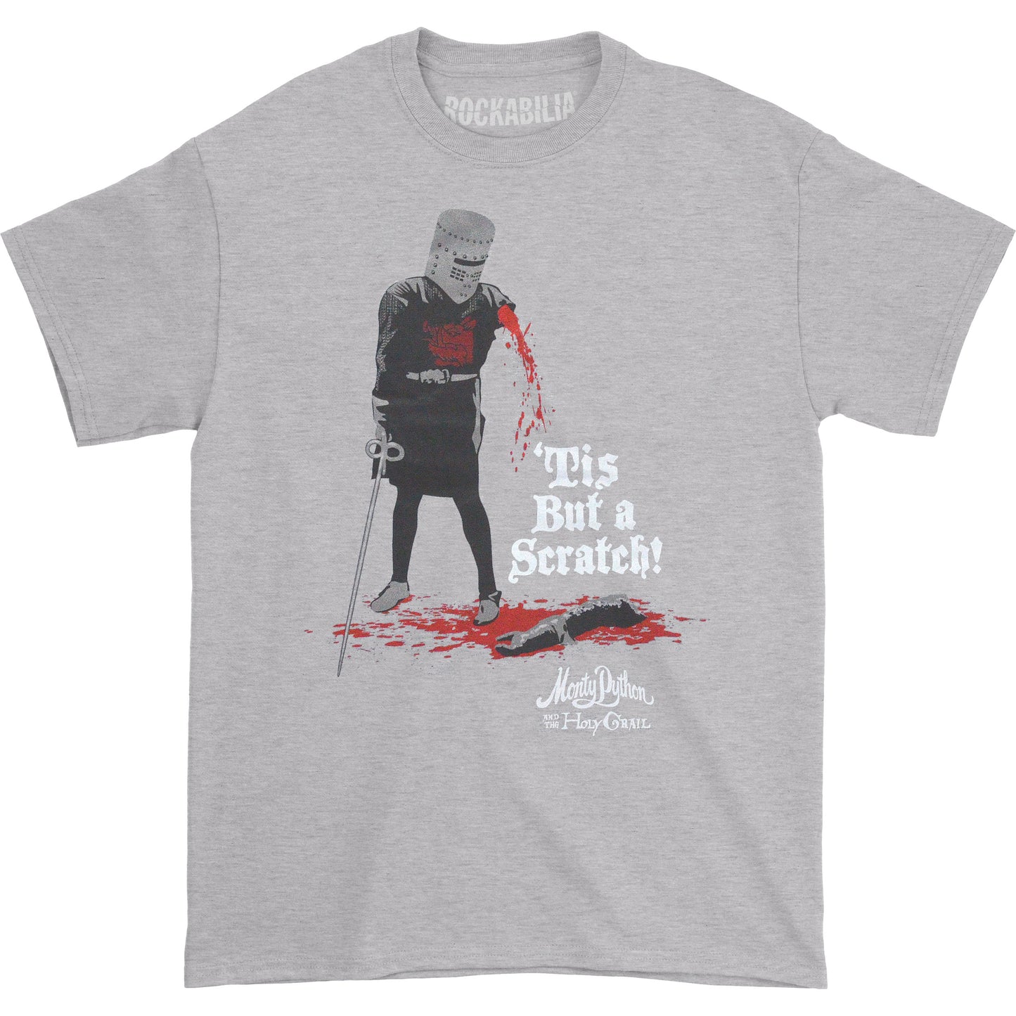 Monty Python Tis But A Scratch T-shirt Front