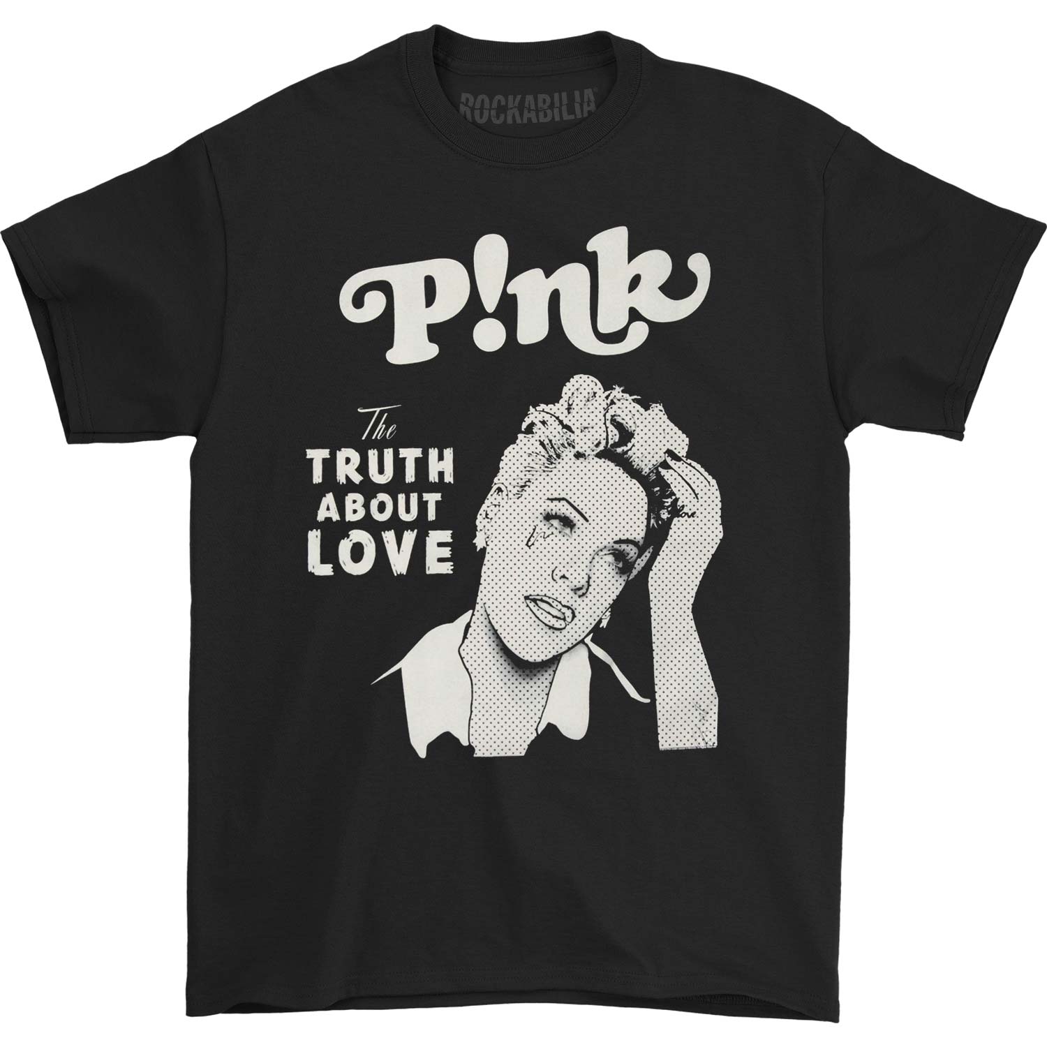 Pink Truth About Love B&W T-shirt