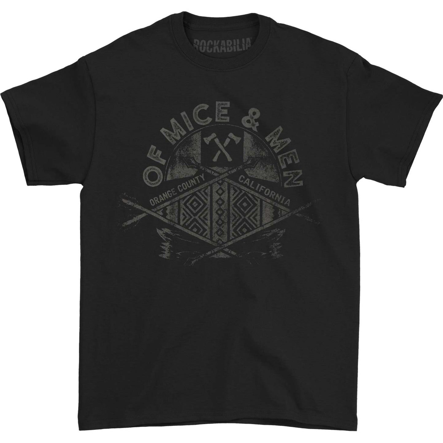 Of Mice & Men Orange County T-shirt Front