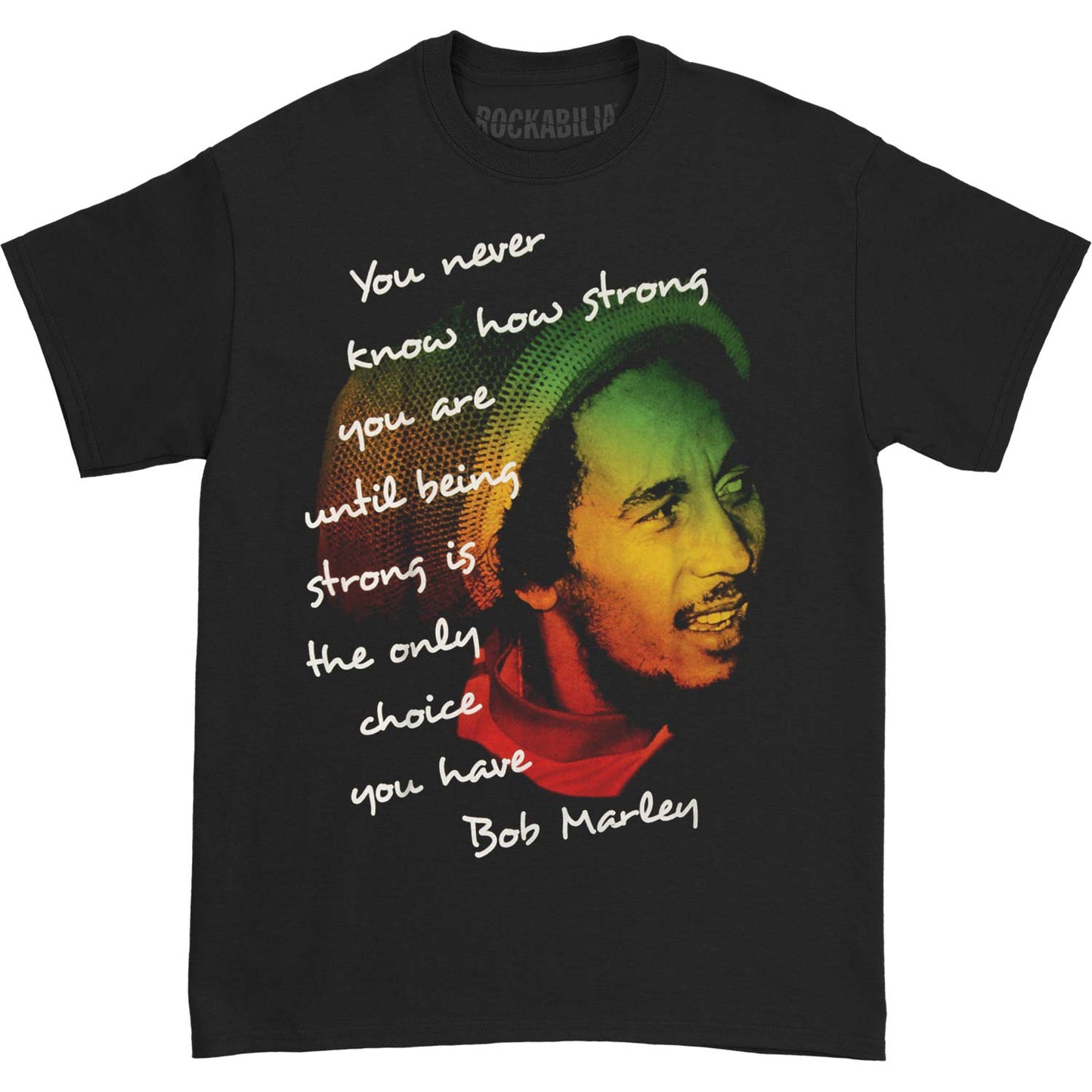 Bob Marley Strong T-shirt Front