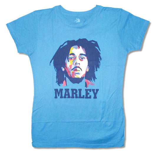 Bob Marley Modern Portrait Junior Top Front