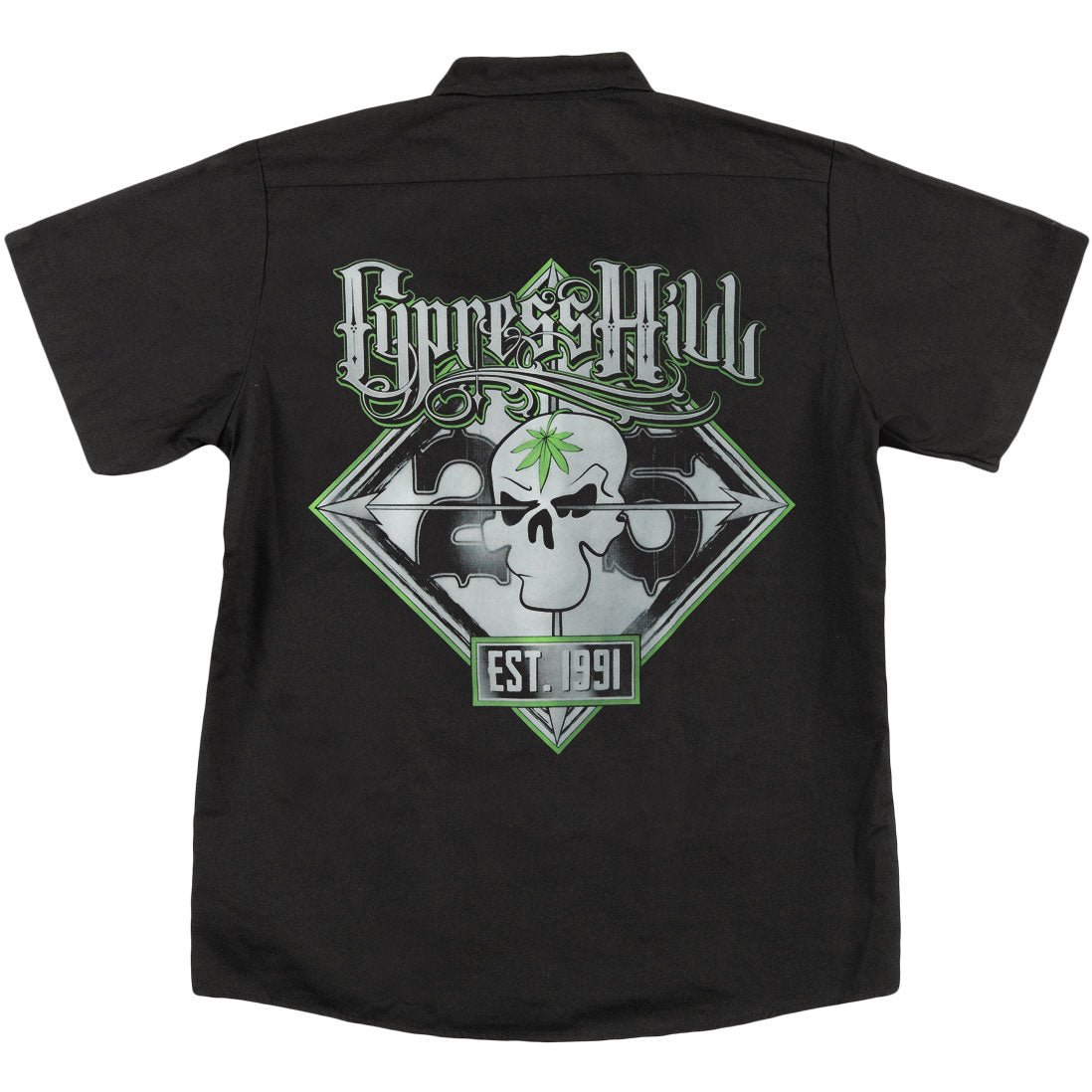 Cypress Hill Est. 1991 25th Anniversary Tour Work Shirt Back
