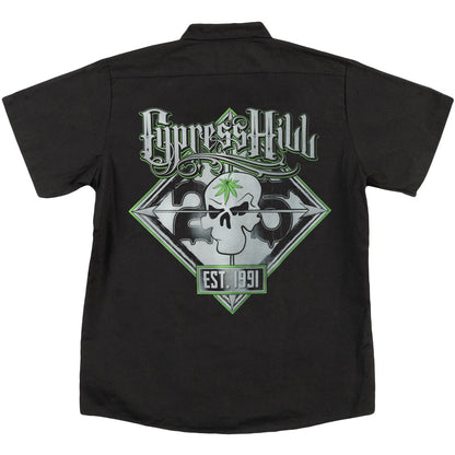 Cypress Hill Est. 1991 25th Anniversary Tour Work Shirt Back
