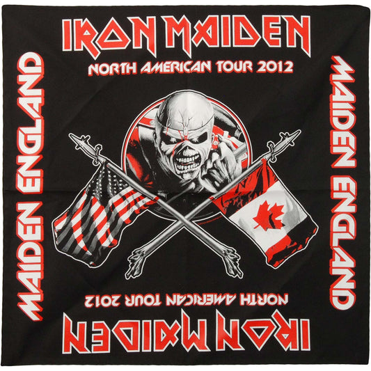 Iron Maiden North America Tour Bandana Front