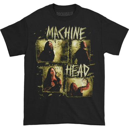 Machine Head Rectangle Photos T-shirt Front