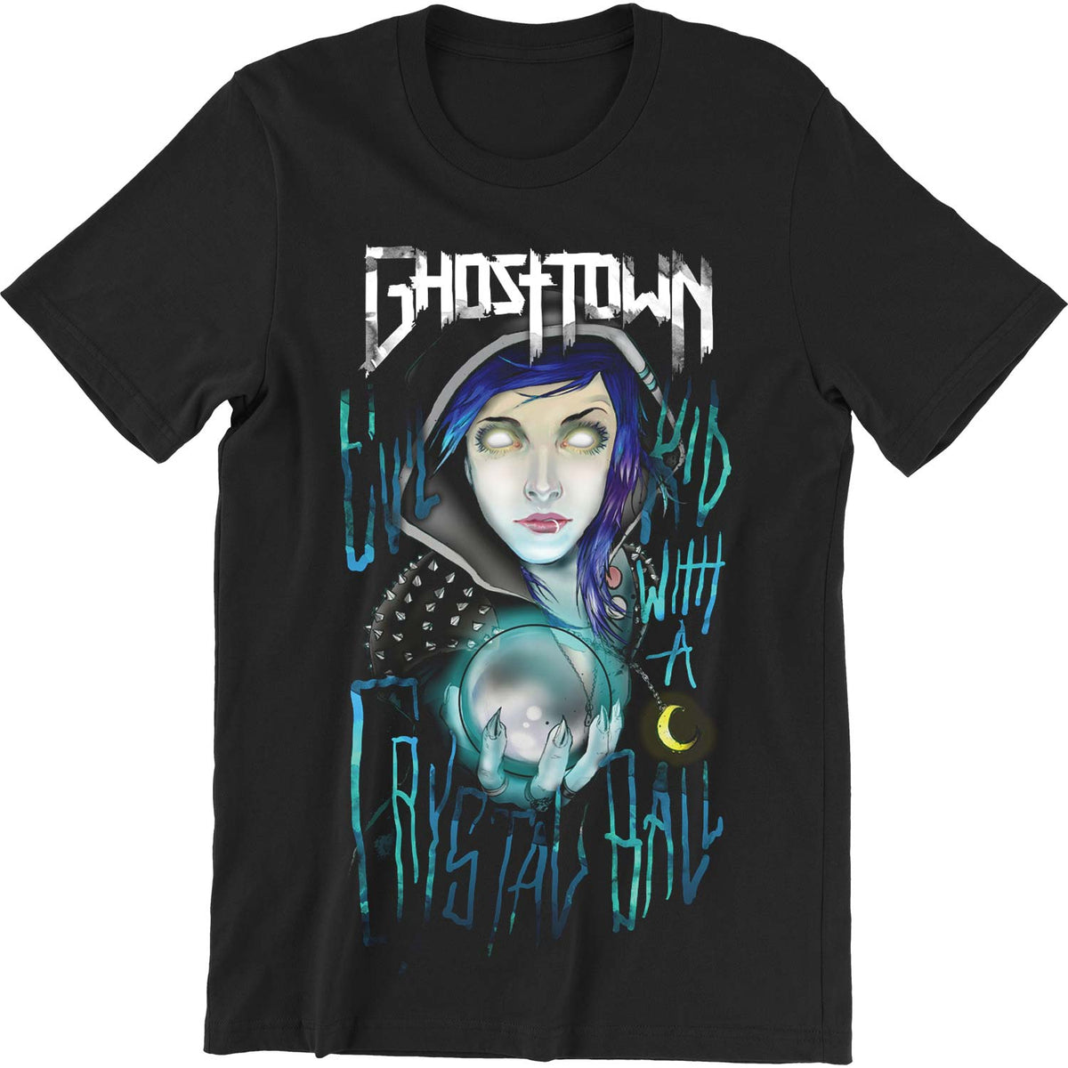 Ghost Town Crystal Ball Slim Fit T-shirt Front