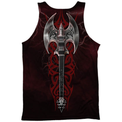Rock God 100% Poly Front/Back Print Mens Tank