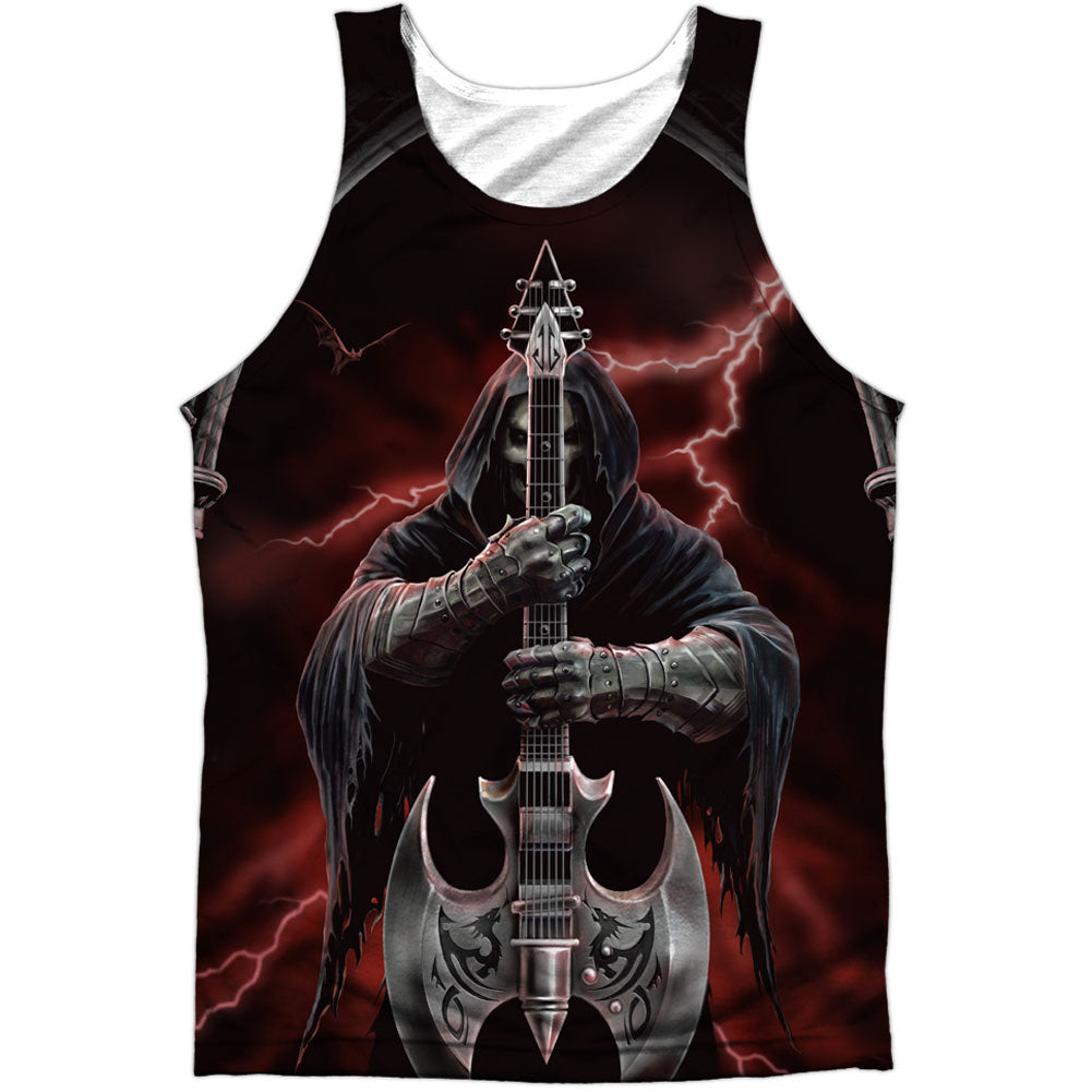 Rock God 100% Poly Front/Back Print Mens Tank