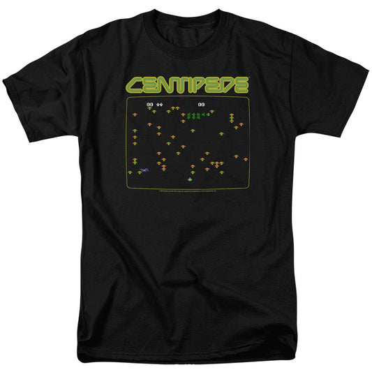 Atari Centipede Screen Adult T-shirt Front