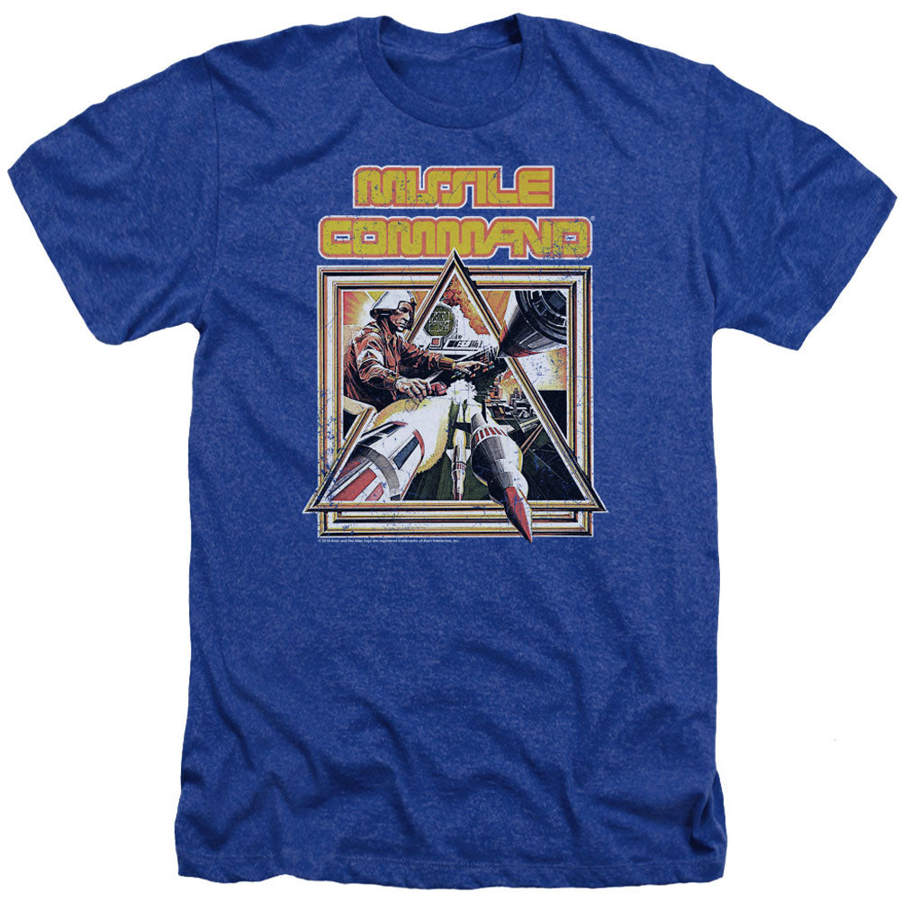 Missle Commander Adult Heather 40% Poly T-shirt