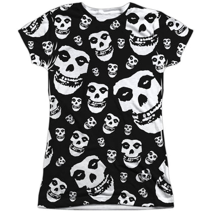 Misfits Fiends All Over Sublimation Junior Top