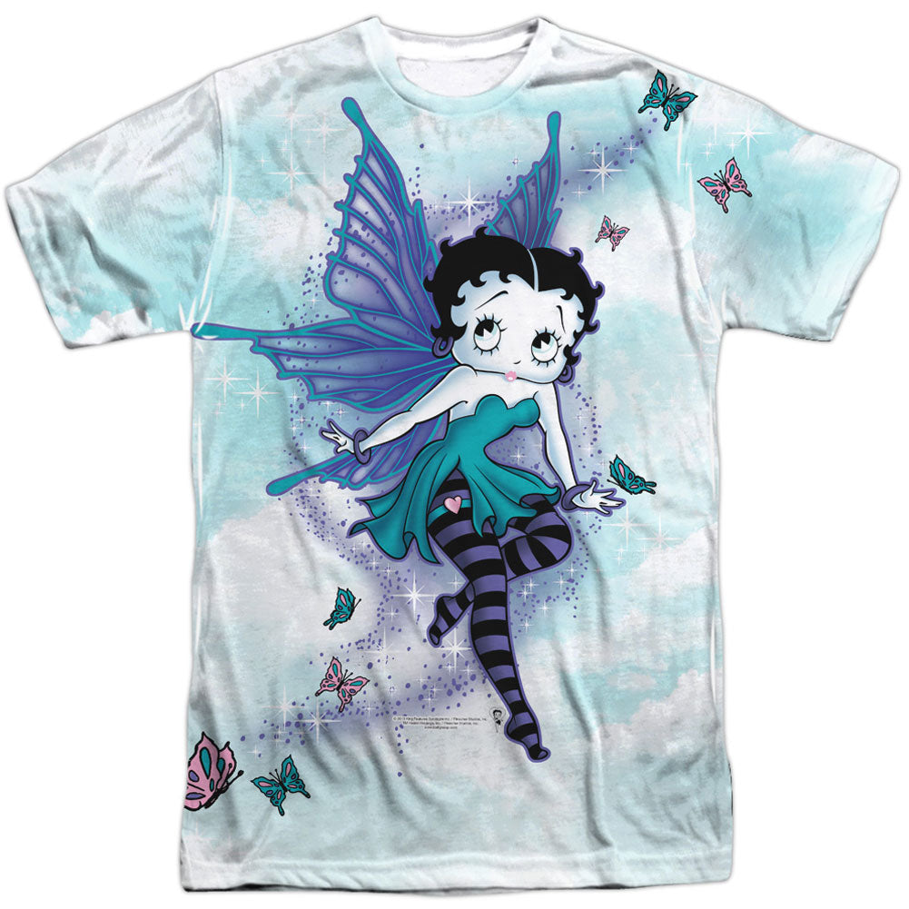 Betty Boop Sparkle Fairy 100% Poly Sublimation T-shirt