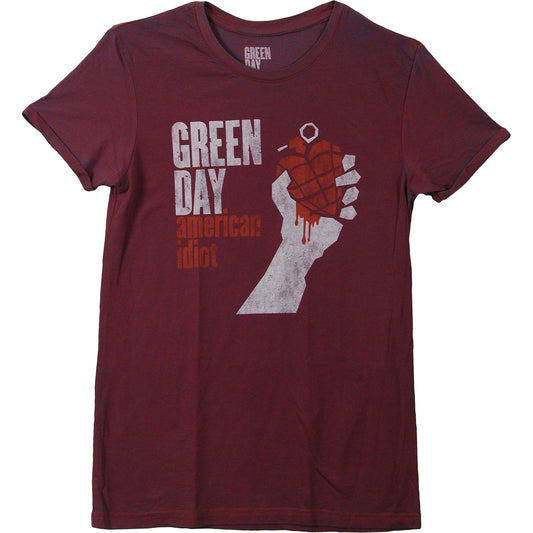 Green Day American Idiot Vintage T-shirt Front