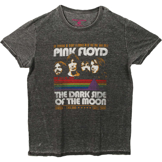 Pink Floyd Retro Stripes Vintage T-shirt Front