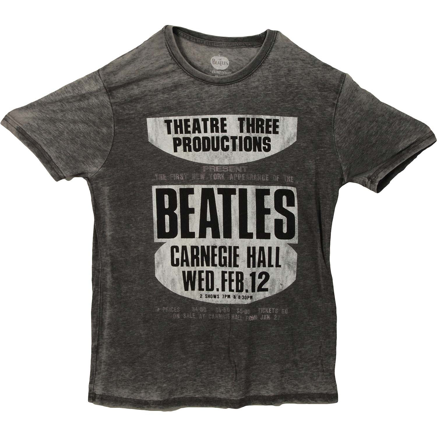 Beatles Carnegie Hall Vintage T-shirt Front