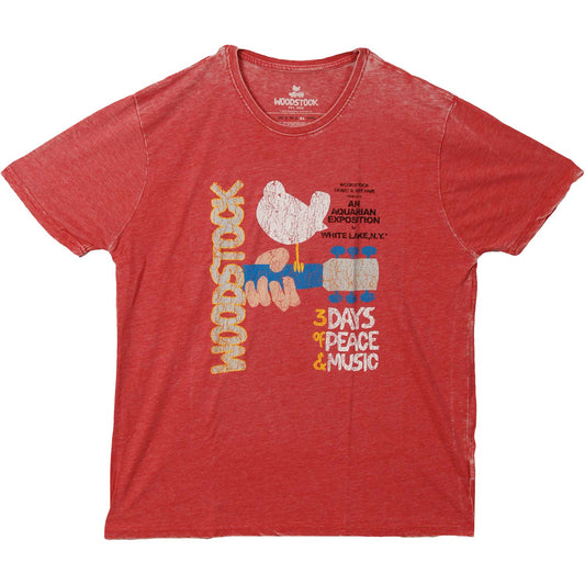 Woodstock Classic Vintage Poster Vintage T-shirt Front