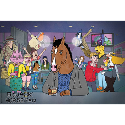 Bojack Horseman Dive Bar Domestic Poster