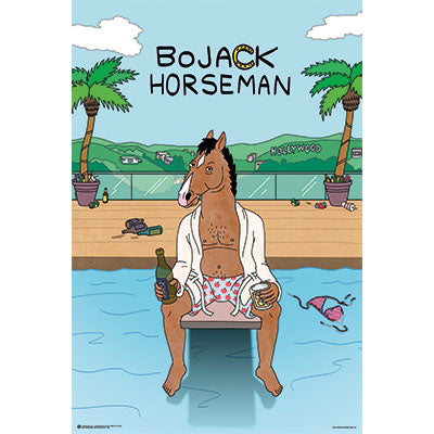 Bojack Horseman Pool Domestic Poster
