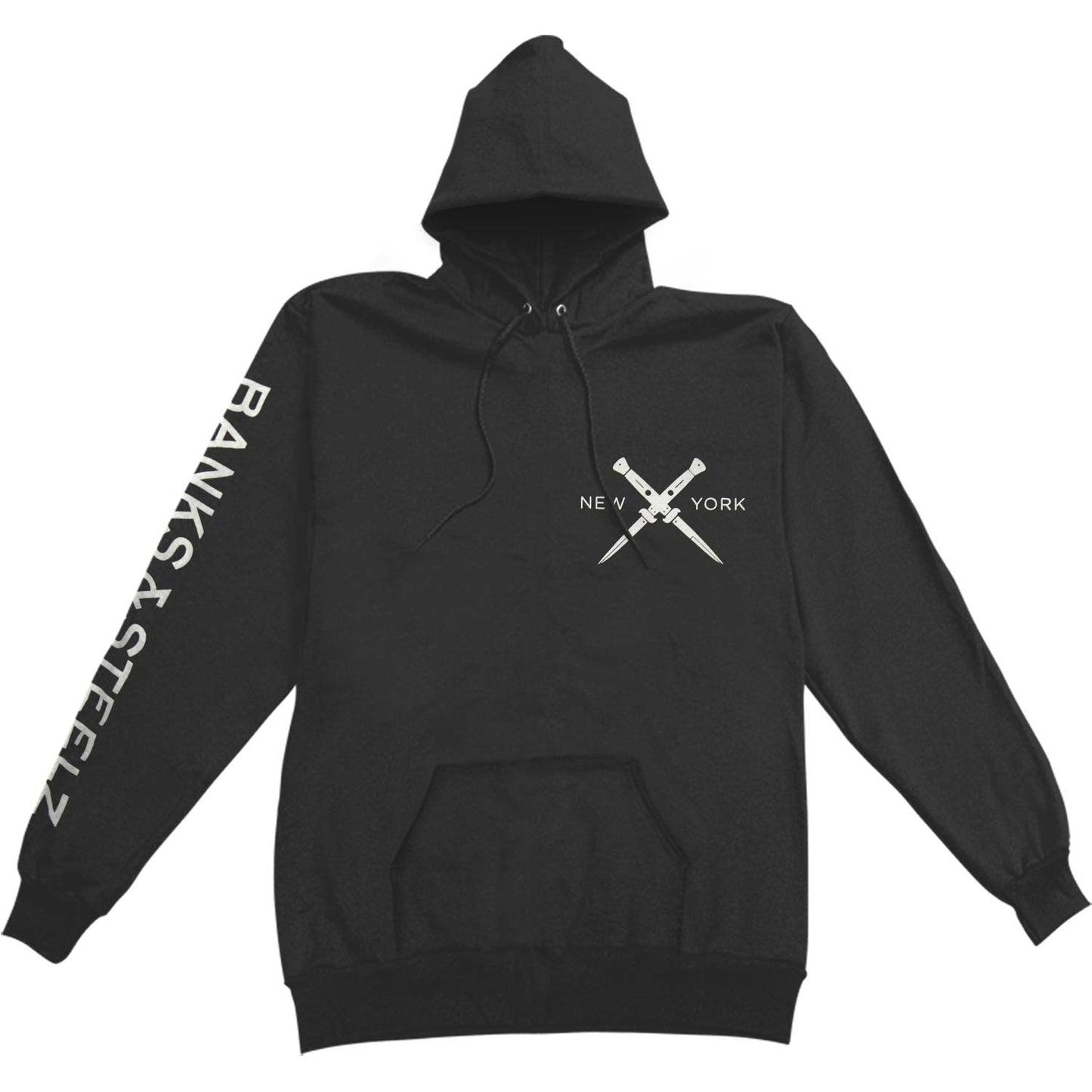 Banks & Steelz Switchblade P/O Hoodie Hooded Sweatshirt Front