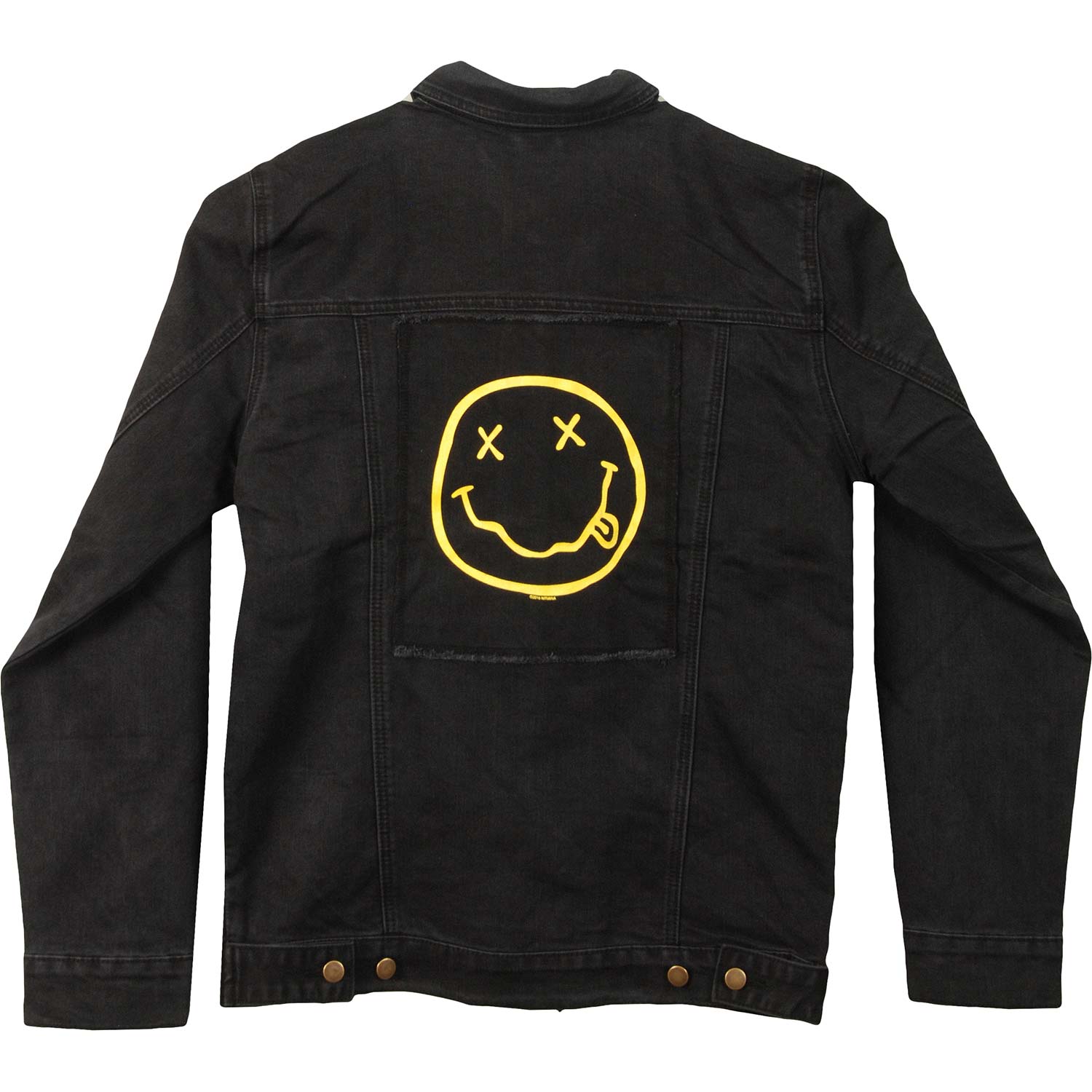 Nirvana Smile Patches Denim Jacket Denim Jacket Back