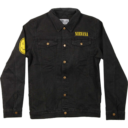Nirvana Smile Patches Denim Jacket Denim Jacket Front