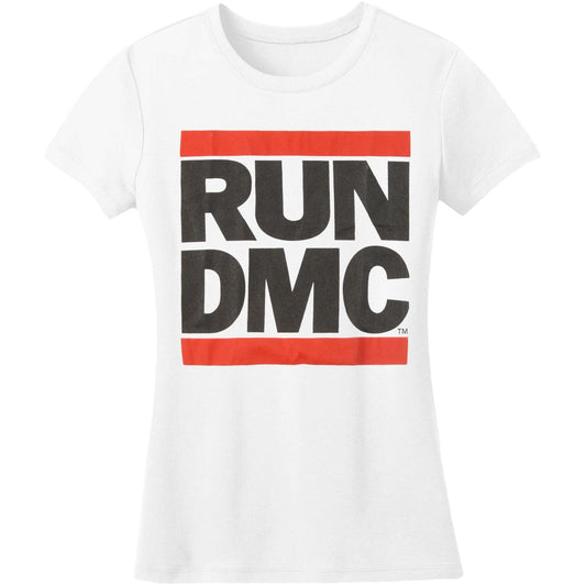 Run DMC Logo Girls Jr Fashion Top Front