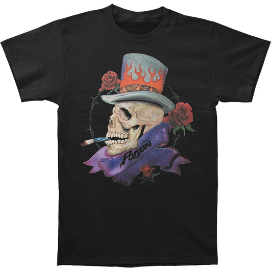 Poison Skull Smokin Slim Fit T-shirt Front