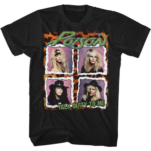 Poison Squares Slim Fit T-shirt Front