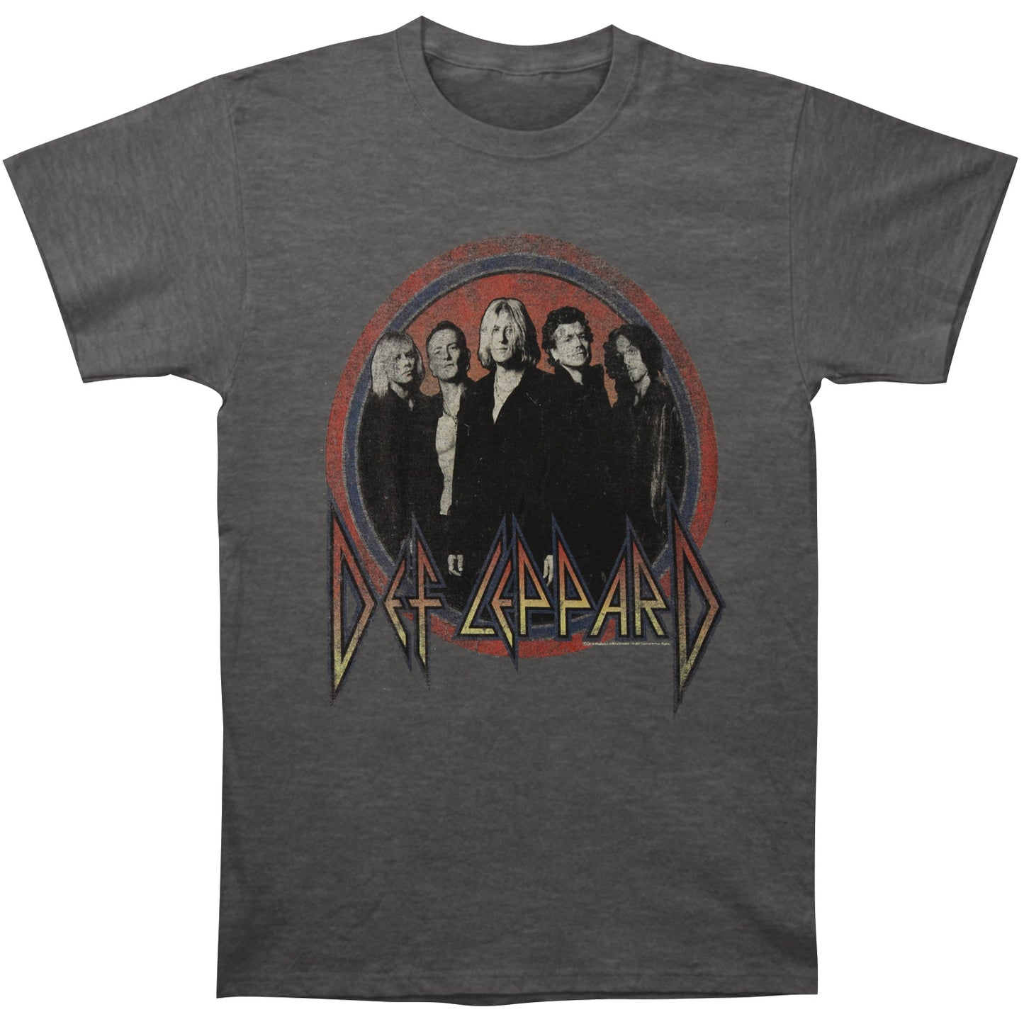 Def Leppard Circles Slim Fit T-shirt Front