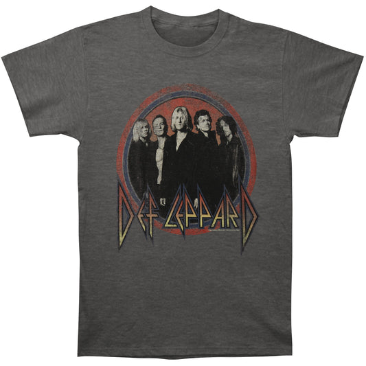 Def Leppard Circles Slim Fit T-shirt Front
