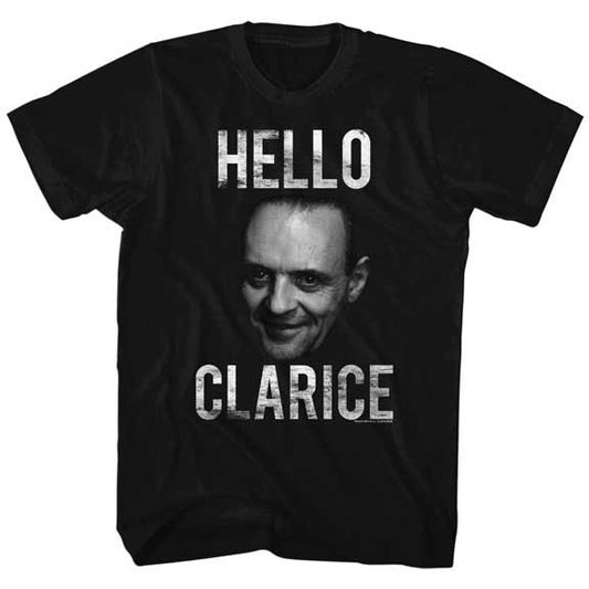 Silence Of The Lambs Hello Clarice Slim Fit T-shirt Front