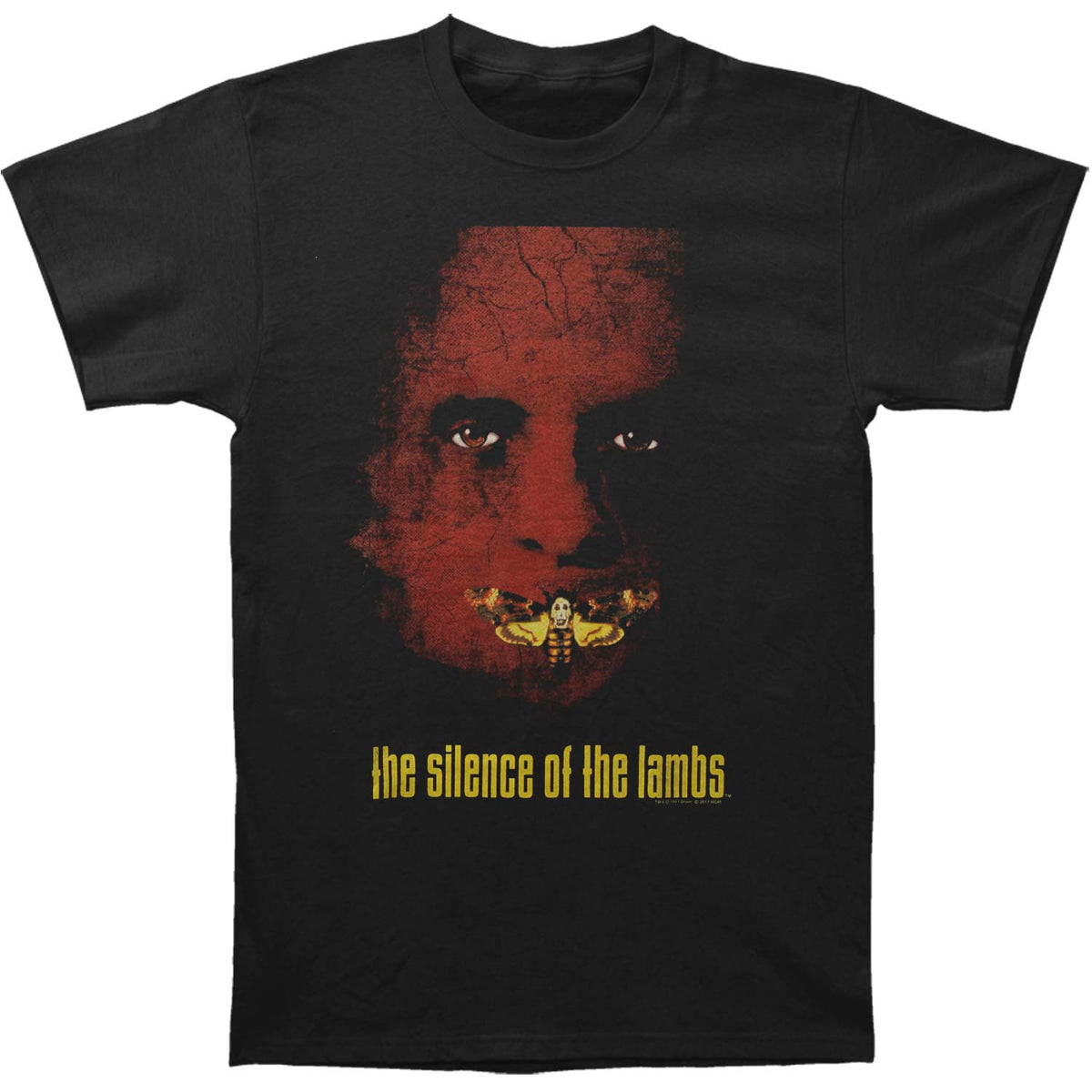 Silence Of The Lambs Poster Slim Fit T-shirt Front