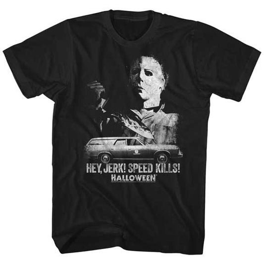 Halloween Speed Kills Slim Fit T-shirt Front