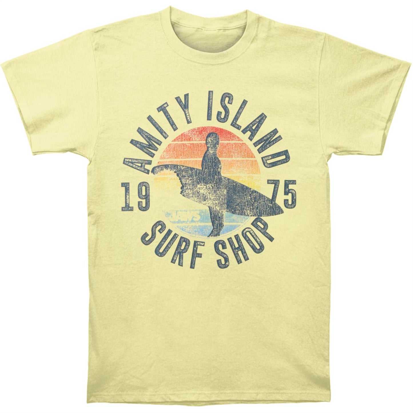 Jaws Surf Shop Slim Fit T-shirt Front