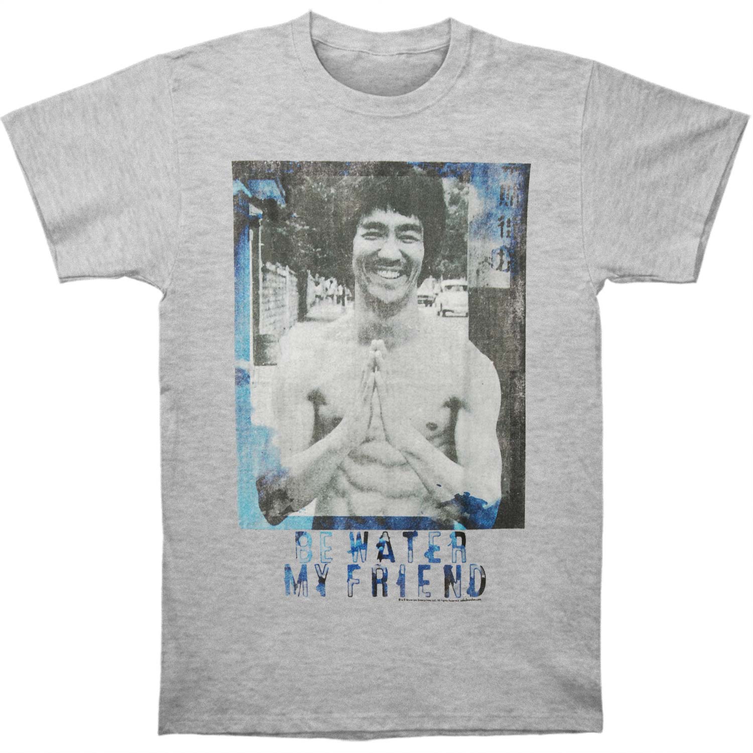 Bruce Lee Water Slim Fit T-shirt Front