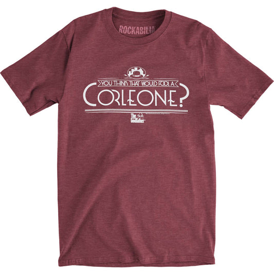Godfather Fool A Corleone Slim Fit T-shirt Front