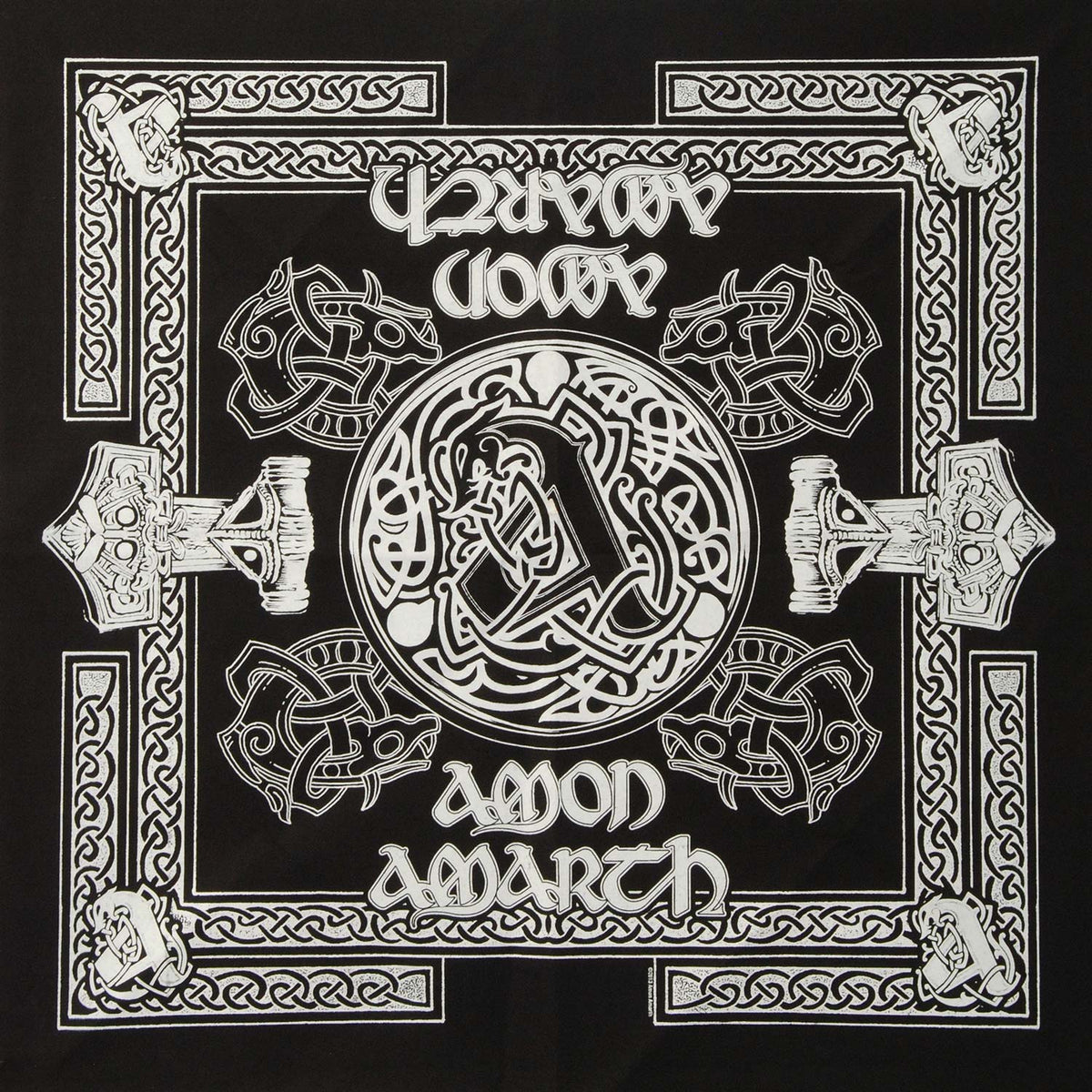 Amon Amarth A Circle Bandana Front