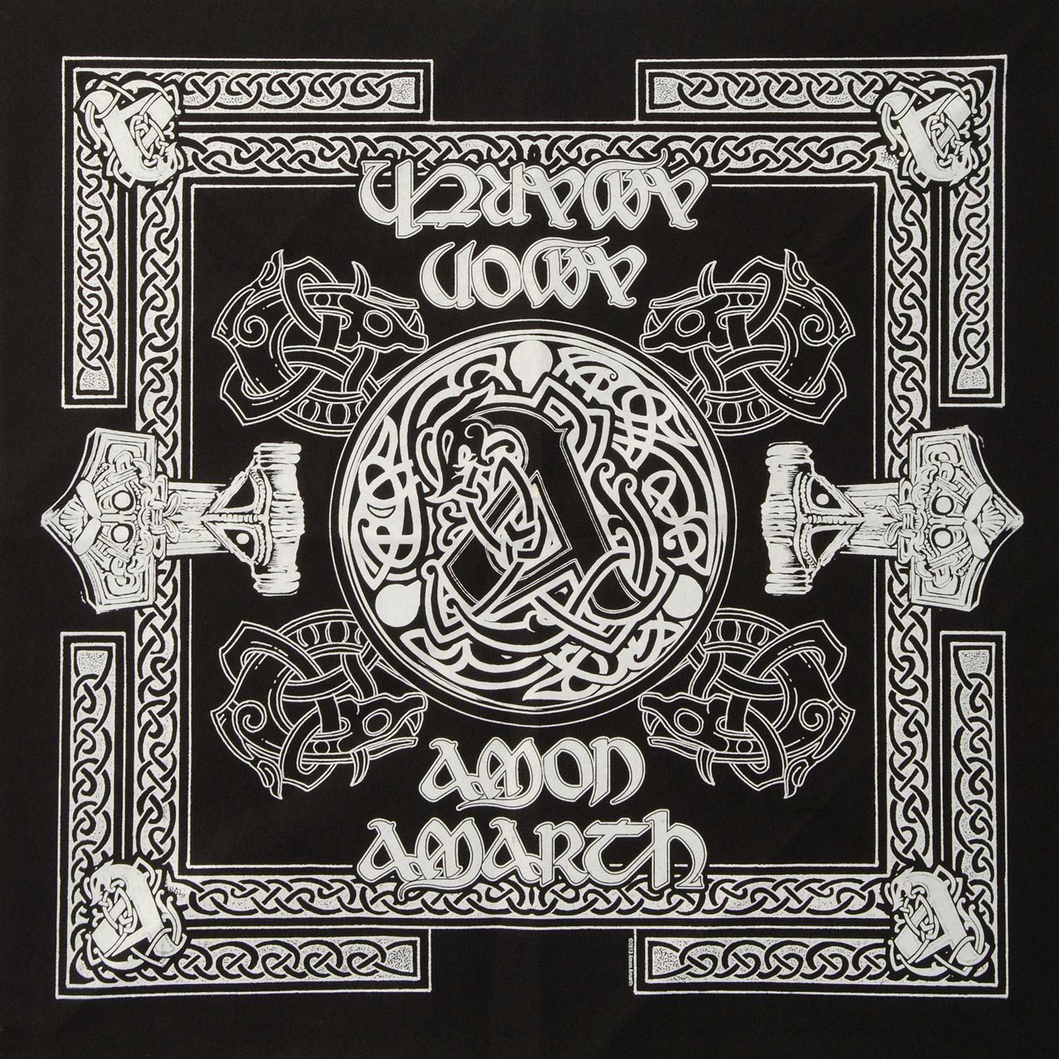 Amon Amarth A Circle Bandana Front