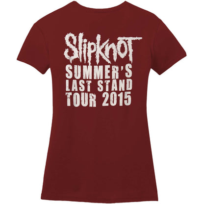 Slipknot Maggots 2015 World Tour Junior Baby Doll Junior Top Back