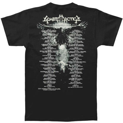 Sonata Arctica Pariah Tour Dates T-shirt Back