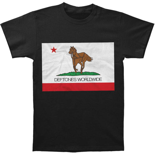 Deftones Cali Flag T-shirt Front