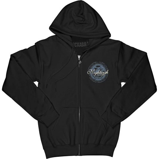 Nightwish Owl 2016 Tour Zippered Hooded Sweatshirt Front