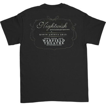 Nightwish April 28th Warfield T-shirt Back