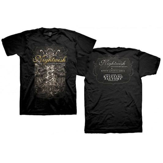 Nightwish April 24th Knitting Factory T-shirt Front