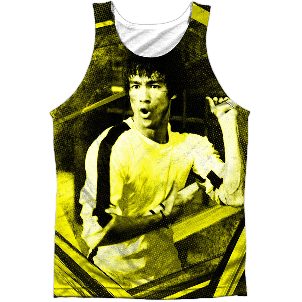 Stripes 100% Poly Mens Tank